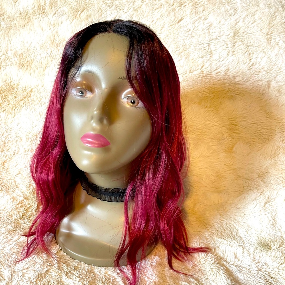 Wig burgundy